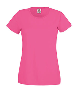 T-SHIRT ORIGINAL DOONA - FRUIT OF THE LOOM fucsia